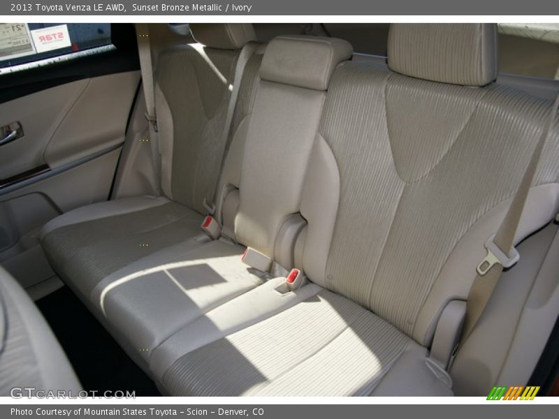 Sunset Bronze Metallic / Ivory 2013 Toyota Venza LE AWD