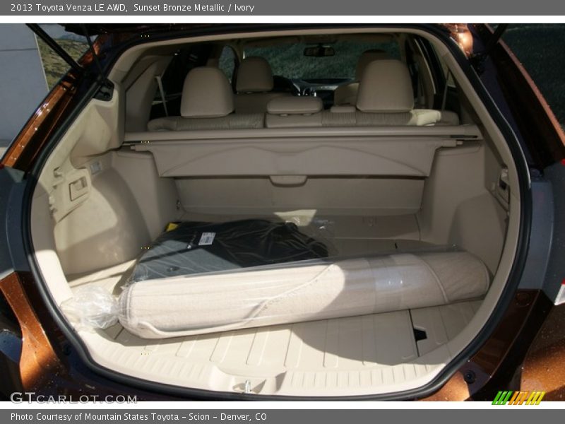 Sunset Bronze Metallic / Ivory 2013 Toyota Venza LE AWD
