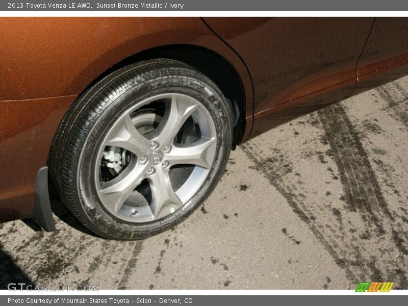 Sunset Bronze Metallic / Ivory 2013 Toyota Venza LE AWD