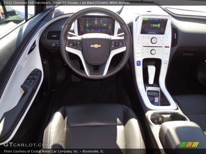 Silver Ice Metallic / Jet Black/Ceramic White Accents 2012 Chevrolet Volt Hatchback