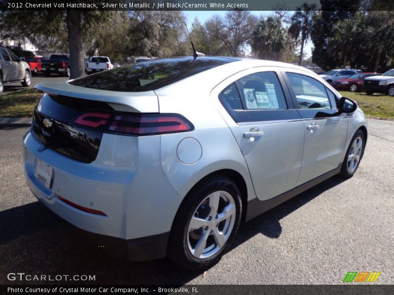 Silver Ice Metallic / Jet Black/Ceramic White Accents 2012 Chevrolet Volt Hatchback