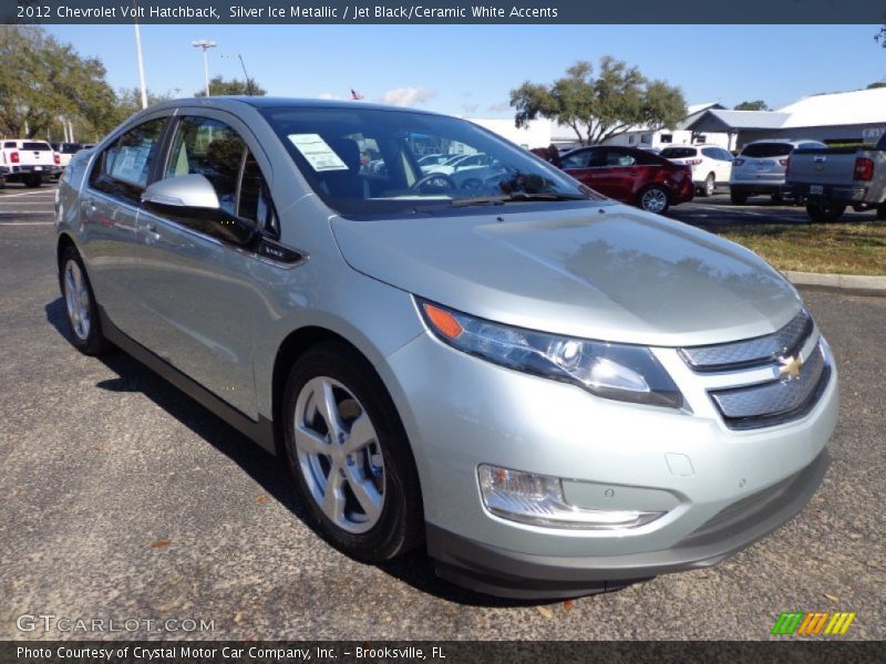 Silver Ice Metallic / Jet Black/Ceramic White Accents 2012 Chevrolet Volt Hatchback