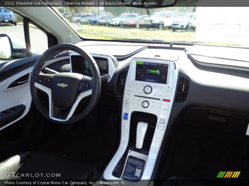 Silver Ice Metallic / Jet Black/Ceramic White Accents 2012 Chevrolet Volt Hatchback