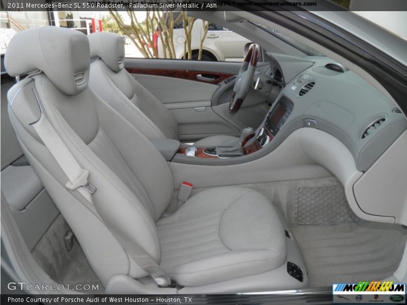 Palladium Silver Metallic / Ash 2011 Mercedes-Benz SL 550 Roadster
