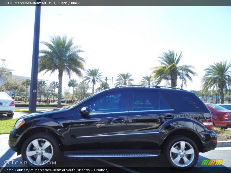 Black / Black 2010 Mercedes-Benz ML 350