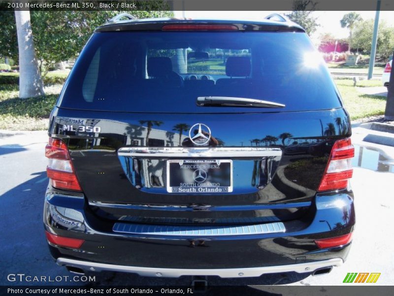 Black / Black 2010 Mercedes-Benz ML 350