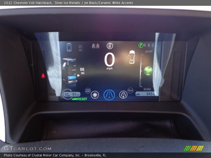 Silver Ice Metallic / Jet Black/Ceramic White Accents 2012 Chevrolet Volt Hatchback
