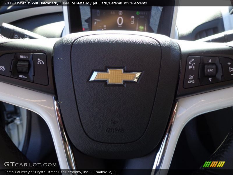 Silver Ice Metallic / Jet Black/Ceramic White Accents 2012 Chevrolet Volt Hatchback