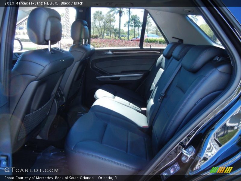 Black / Black 2010 Mercedes-Benz ML 350