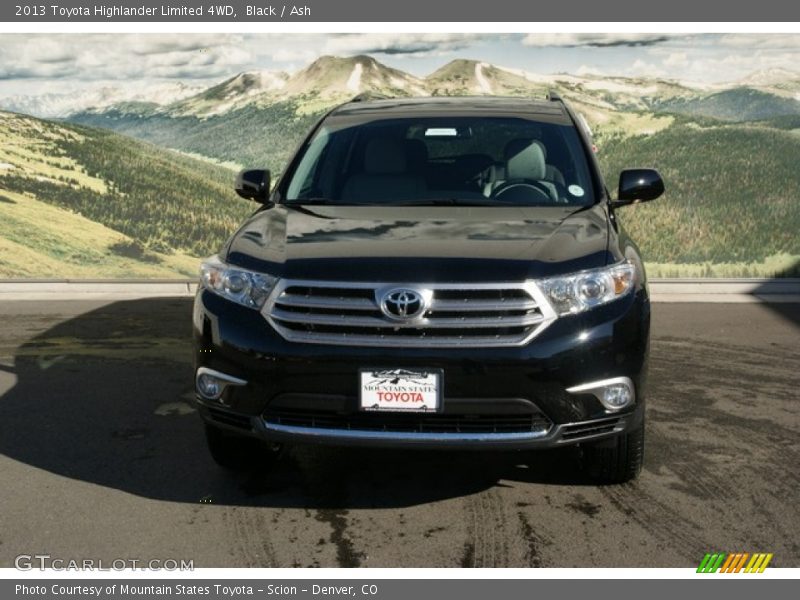 Black / Ash 2013 Toyota Highlander Limited 4WD