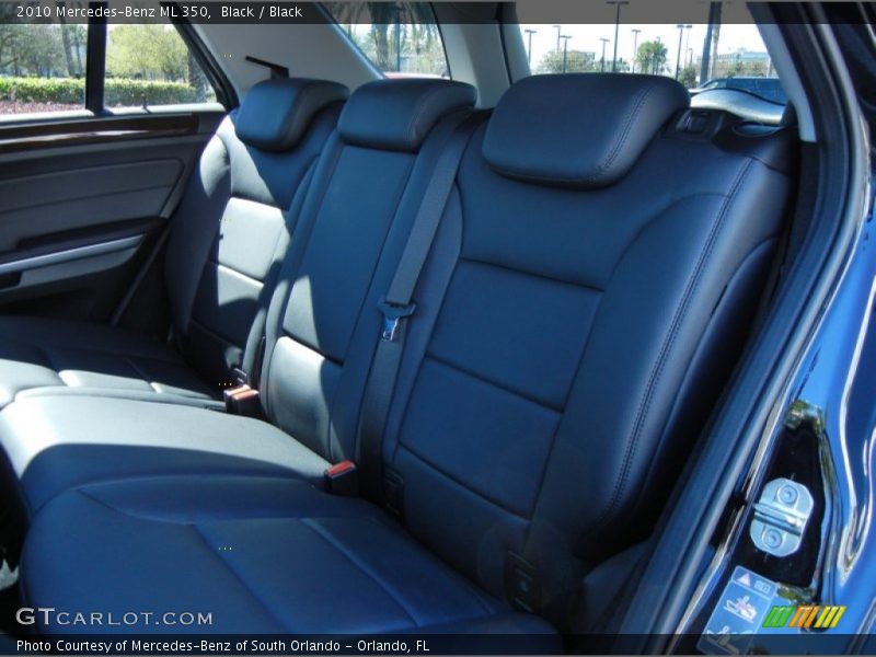 Black / Black 2010 Mercedes-Benz ML 350