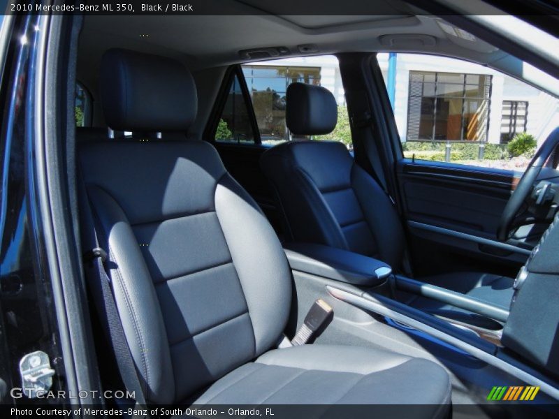 Black / Black 2010 Mercedes-Benz ML 350