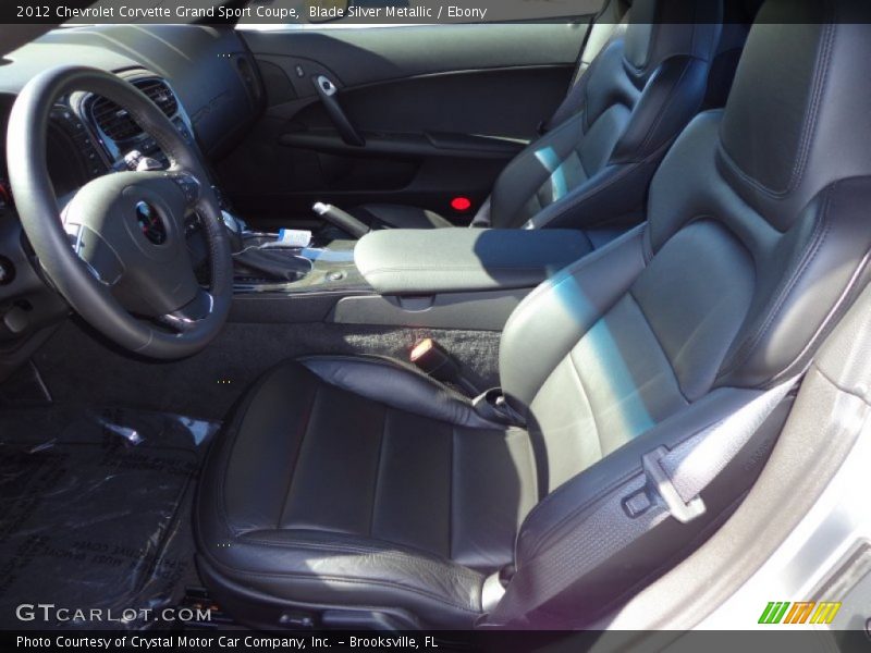 Blade Silver Metallic / Ebony 2012 Chevrolet Corvette Grand Sport Coupe