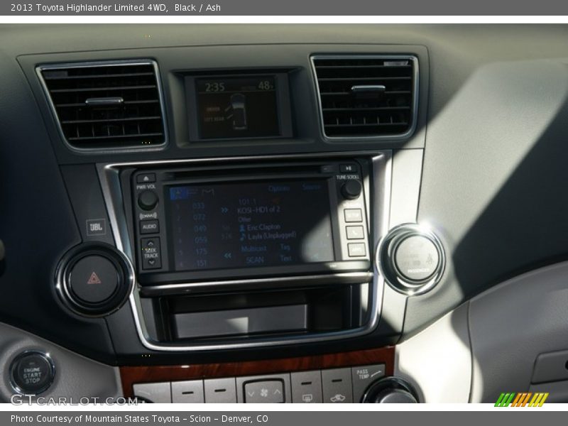 Black / Ash 2013 Toyota Highlander Limited 4WD