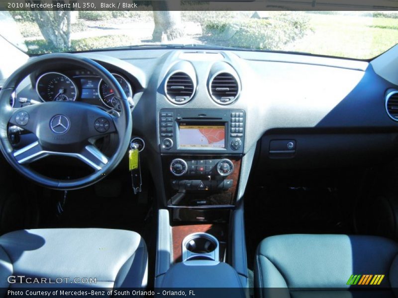 Black / Black 2010 Mercedes-Benz ML 350
