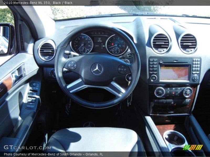 Black / Black 2010 Mercedes-Benz ML 350