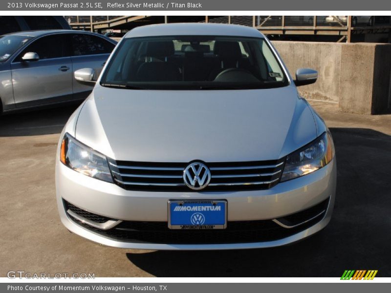 Reflex Silver Metallic / Titan Black 2013 Volkswagen Passat 2.5L SE