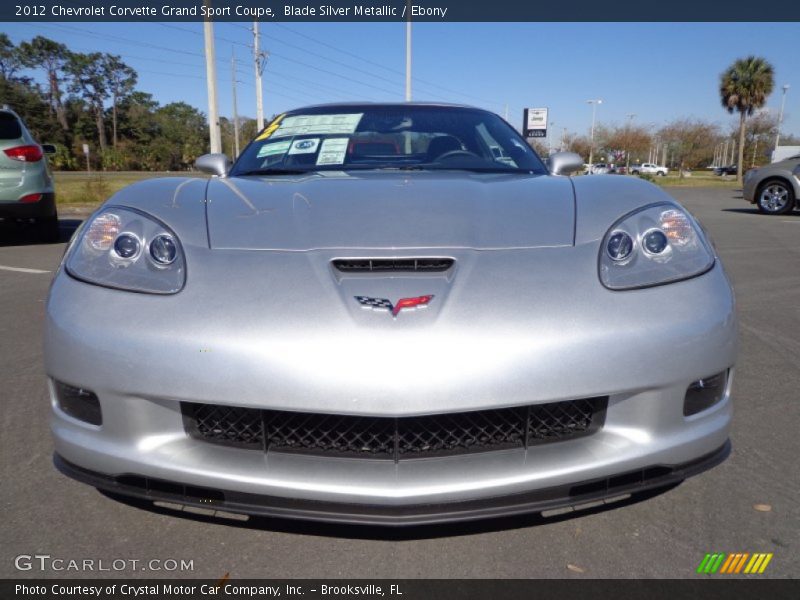 Blade Silver Metallic / Ebony 2012 Chevrolet Corvette Grand Sport Coupe