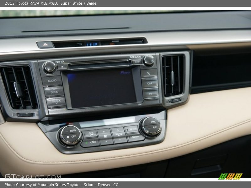 Controls of 2013 RAV4 XLE AWD