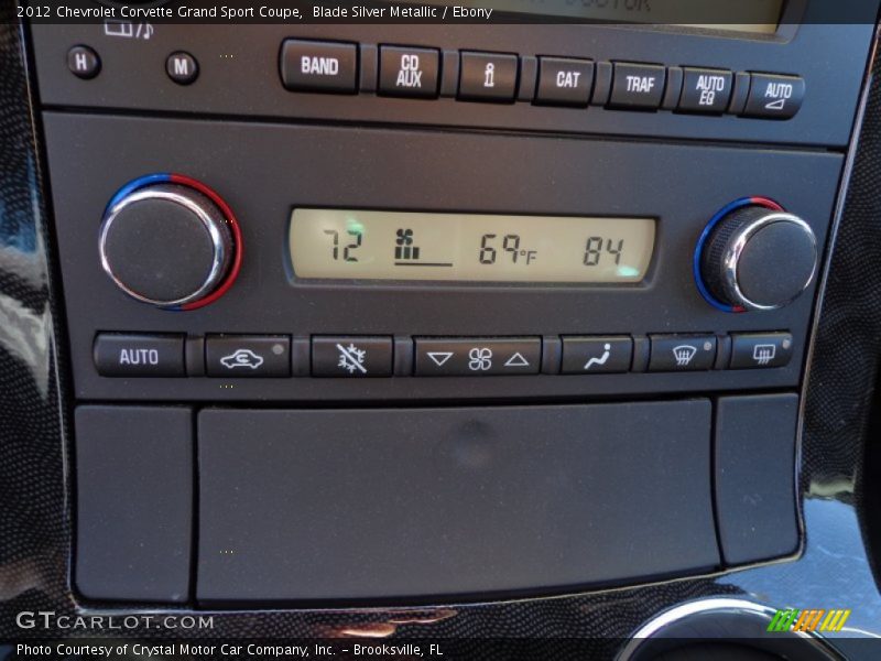 Blade Silver Metallic / Ebony 2012 Chevrolet Corvette Grand Sport Coupe