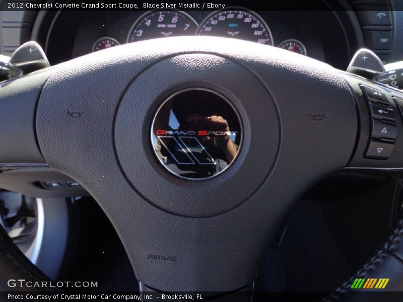 Blade Silver Metallic / Ebony 2012 Chevrolet Corvette Grand Sport Coupe