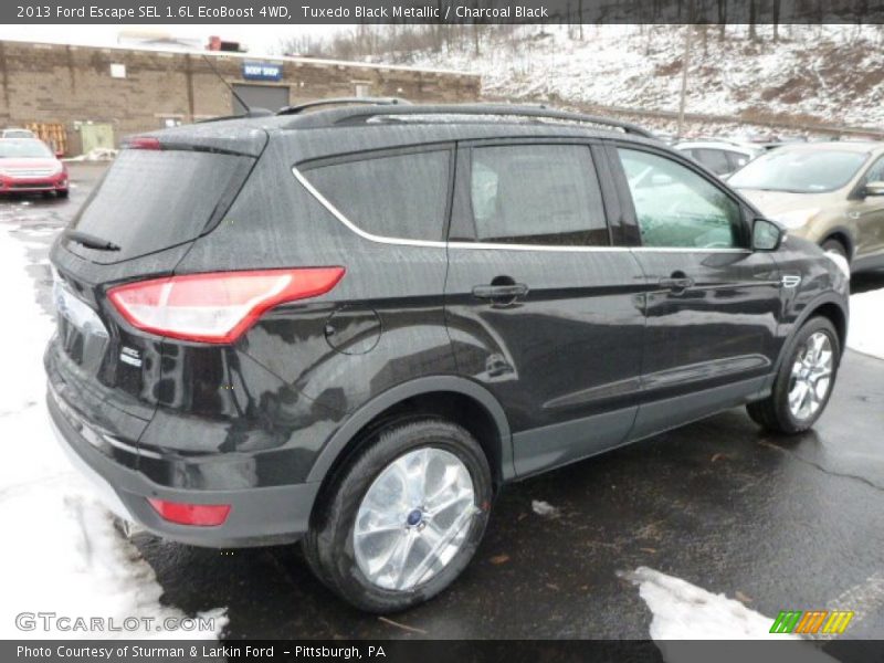 Tuxedo Black Metallic / Charcoal Black 2013 Ford Escape SEL 1.6L EcoBoost 4WD