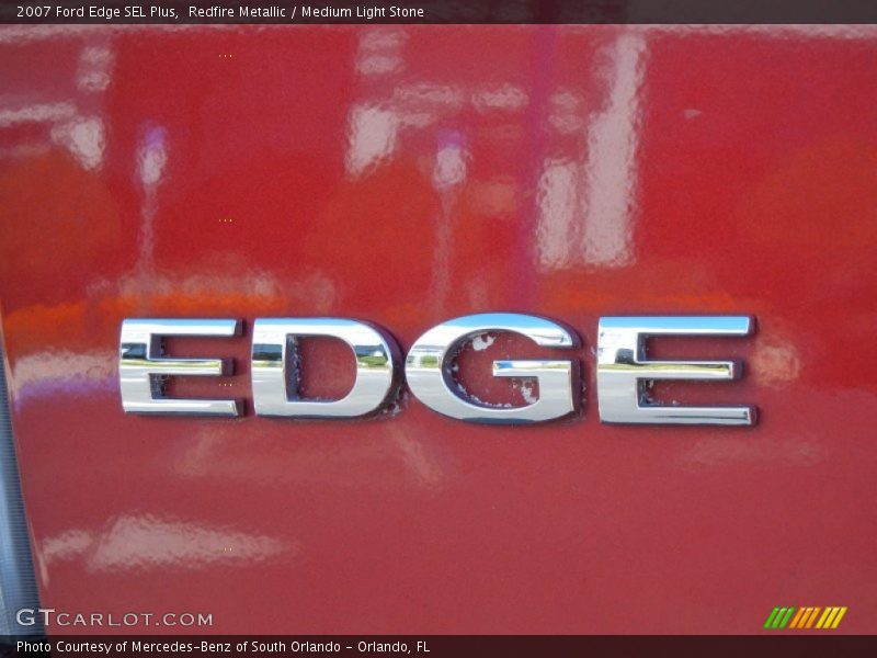 Redfire Metallic / Medium Light Stone 2007 Ford Edge SEL Plus