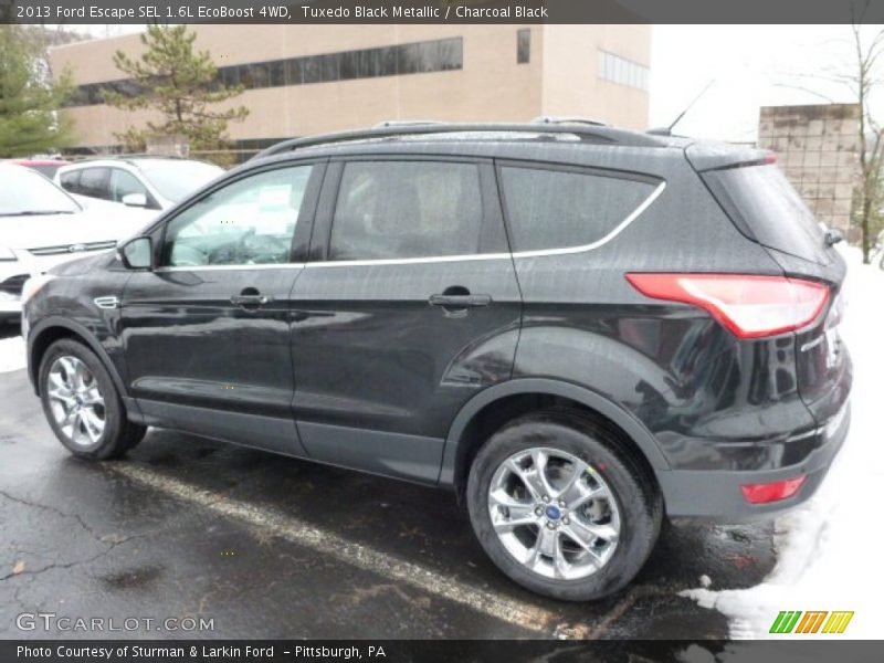 Tuxedo Black Metallic / Charcoal Black 2013 Ford Escape SEL 1.6L EcoBoost 4WD