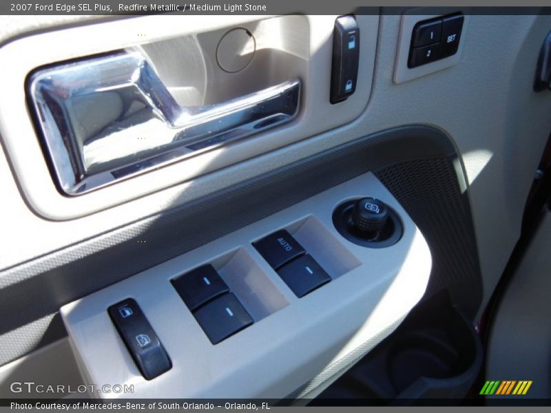 Redfire Metallic / Medium Light Stone 2007 Ford Edge SEL Plus