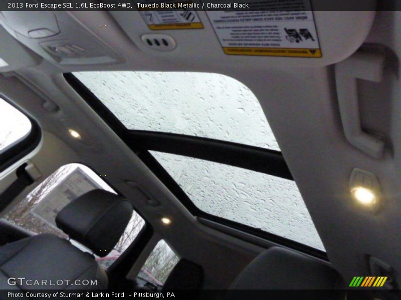 Tuxedo Black Metallic / Charcoal Black 2013 Ford Escape SEL 1.6L EcoBoost 4WD