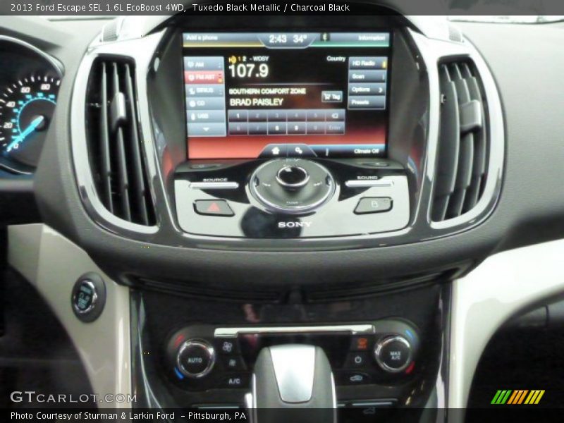 Tuxedo Black Metallic / Charcoal Black 2013 Ford Escape SEL 1.6L EcoBoost 4WD