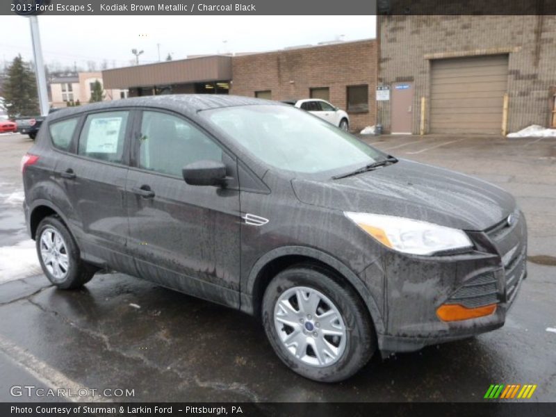 Kodiak Brown Metallic / Charcoal Black 2013 Ford Escape S