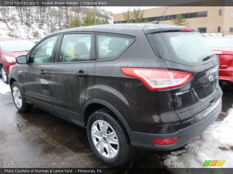 Kodiak Brown Metallic / Charcoal Black 2013 Ford Escape S