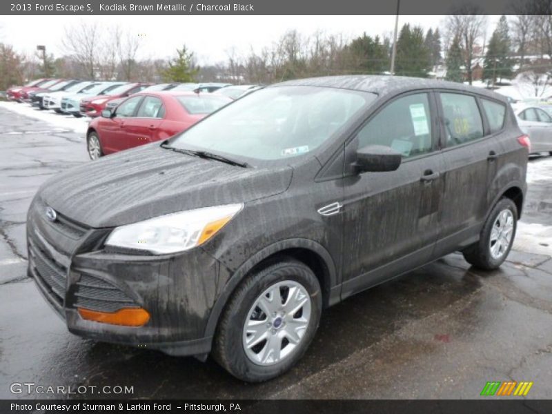 Kodiak Brown Metallic / Charcoal Black 2013 Ford Escape S