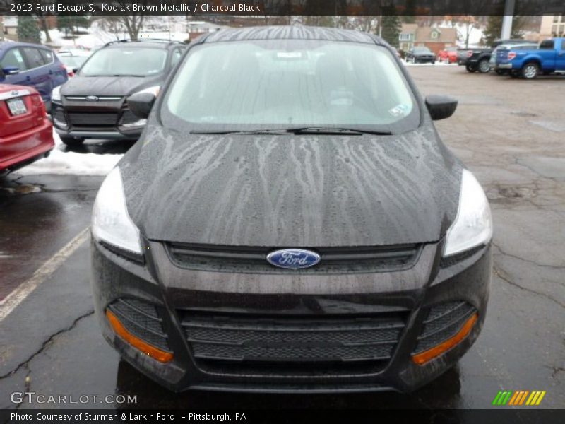 Kodiak Brown Metallic / Charcoal Black 2013 Ford Escape S