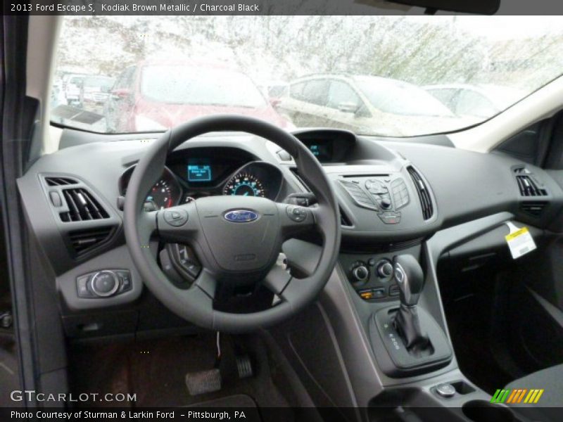 Kodiak Brown Metallic / Charcoal Black 2013 Ford Escape S