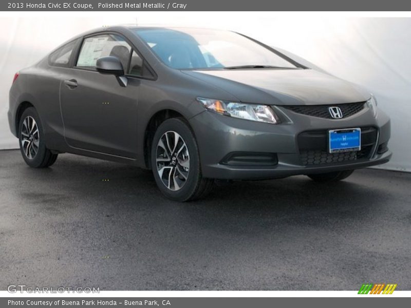 Polished Metal Metallic / Gray 2013 Honda Civic EX Coupe