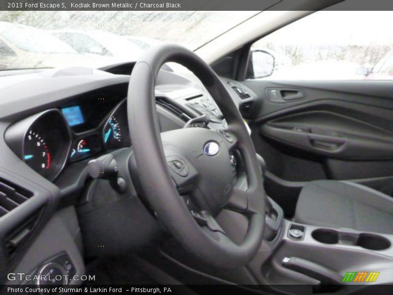Kodiak Brown Metallic / Charcoal Black 2013 Ford Escape S