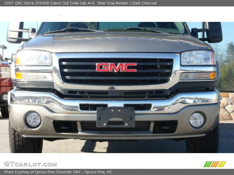 Steel Gray Metallic / Dark Charcoal 2007 GMC Sierra 2500HD Classic SLE Crew Cab 4x4