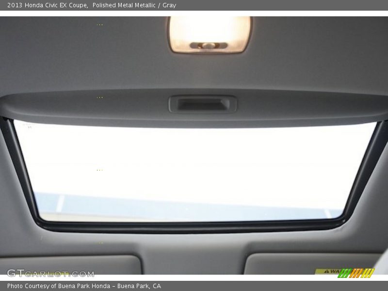 Polished Metal Metallic / Gray 2013 Honda Civic EX Coupe
