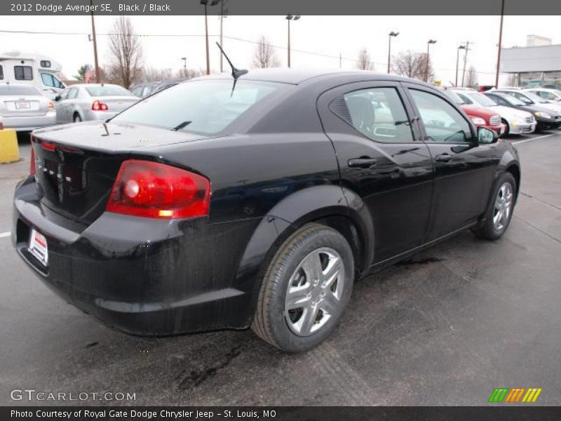 Black / Black 2012 Dodge Avenger SE