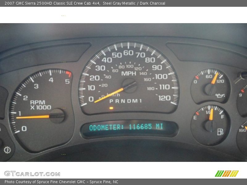  2007 Sierra 2500HD Classic SLE Crew Cab 4x4 Classic SLE Crew Cab 4x4 Gauges