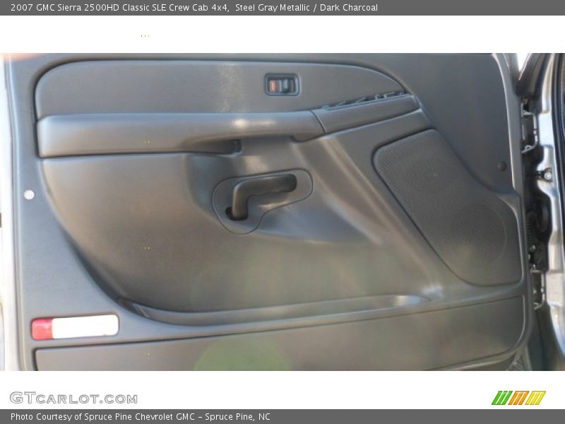 Steel Gray Metallic / Dark Charcoal 2007 GMC Sierra 2500HD Classic SLE Crew Cab 4x4
