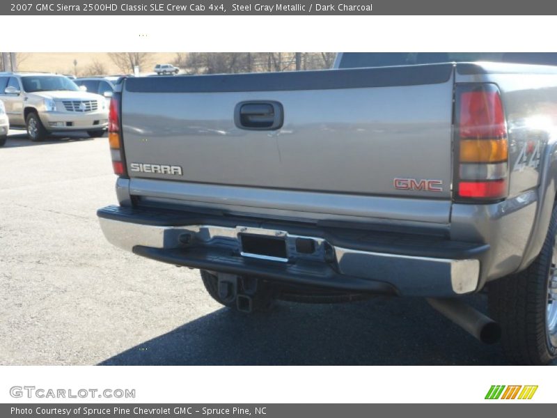 Steel Gray Metallic / Dark Charcoal 2007 GMC Sierra 2500HD Classic SLE Crew Cab 4x4