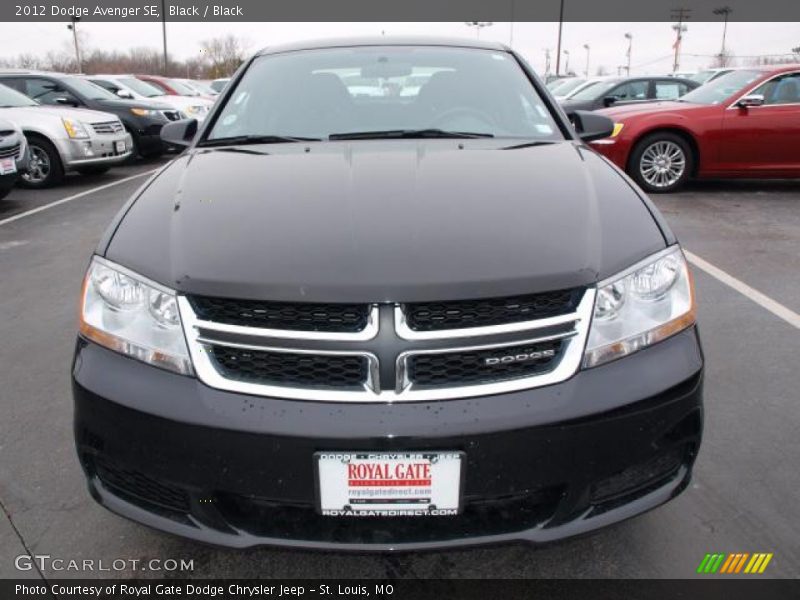 Black / Black 2012 Dodge Avenger SE