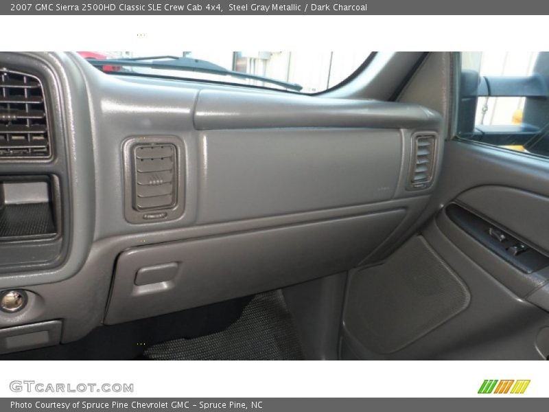 Steel Gray Metallic / Dark Charcoal 2007 GMC Sierra 2500HD Classic SLE Crew Cab 4x4