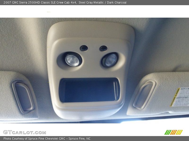 Steel Gray Metallic / Dark Charcoal 2007 GMC Sierra 2500HD Classic SLE Crew Cab 4x4