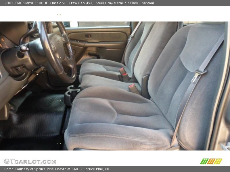 Steel Gray Metallic / Dark Charcoal 2007 GMC Sierra 2500HD Classic SLE Crew Cab 4x4