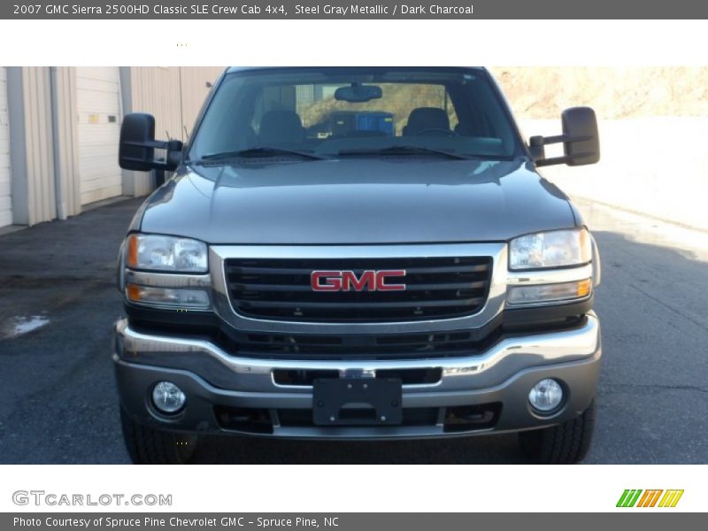 Steel Gray Metallic / Dark Charcoal 2007 GMC Sierra 2500HD Classic SLE Crew Cab 4x4
