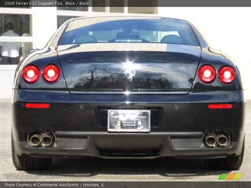 Black / Black 2006 Ferrari 612 Scaglietti F1A